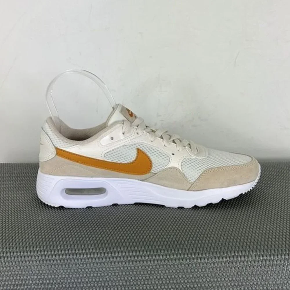 NEW Nike mustard yellow white air max SC minimalist athletic shoes various sizes_2